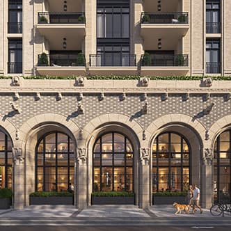1 Marlborough — Marquee · Heritage Façade.