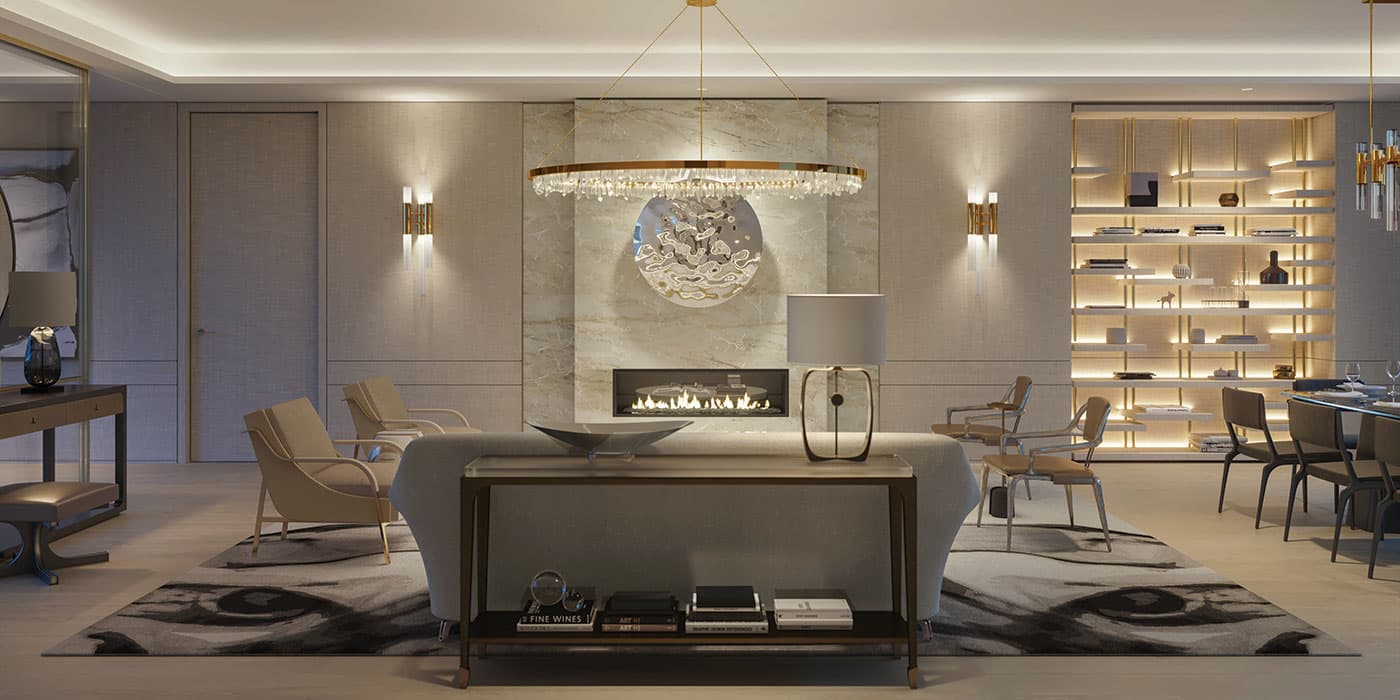 50 Scollard, Tower One — Lobby · Studio Munge.