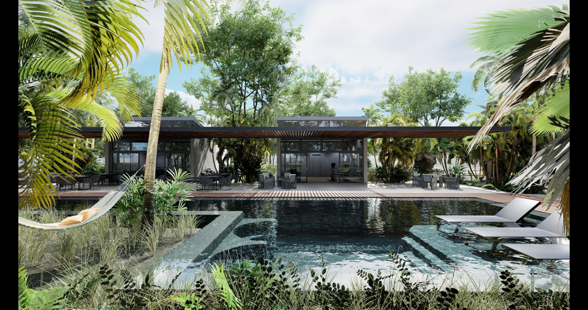 L'Topia Residences, Tulum — clubhouse pavilion