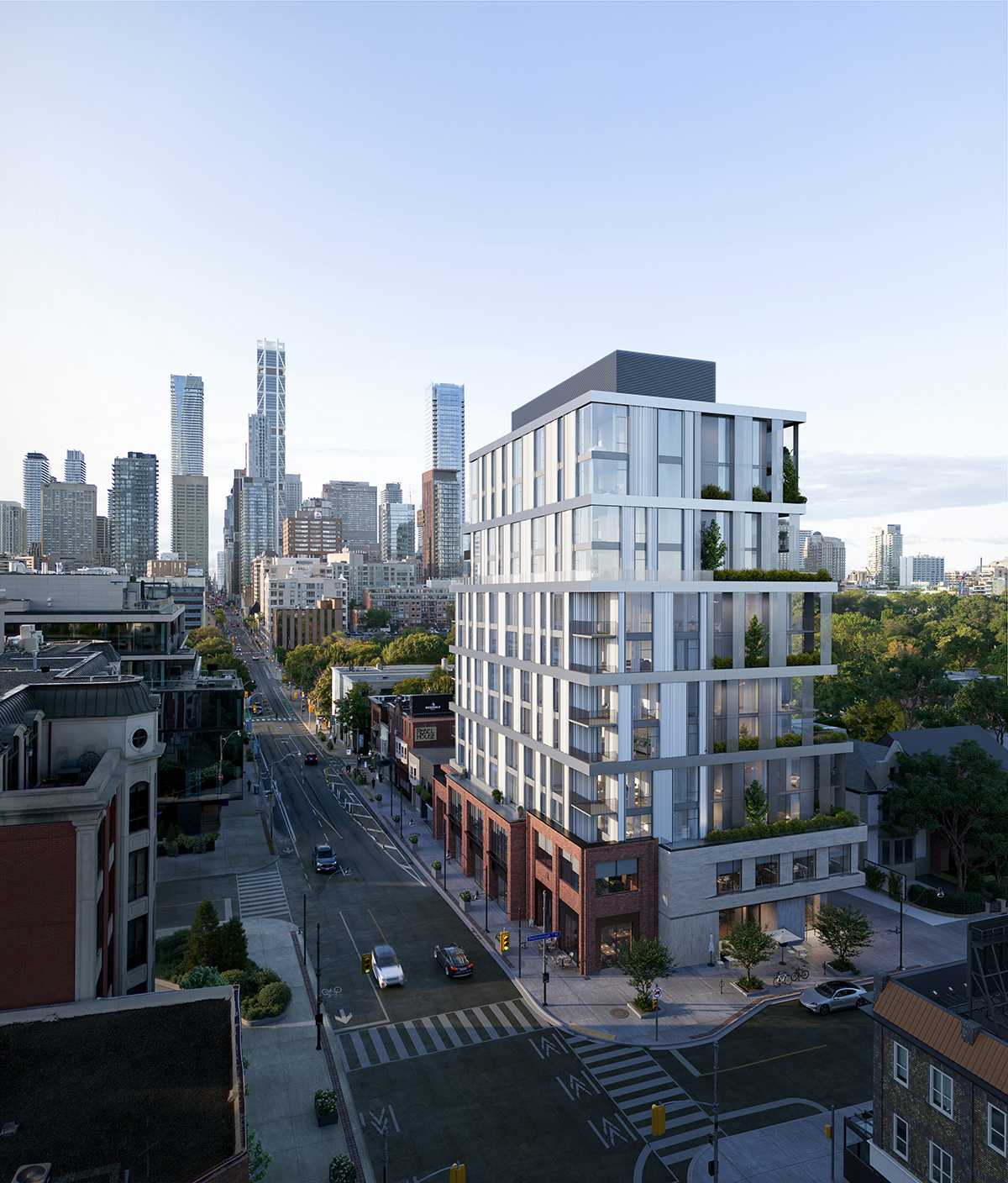 One Roxborough West, Rosedale — exterior.