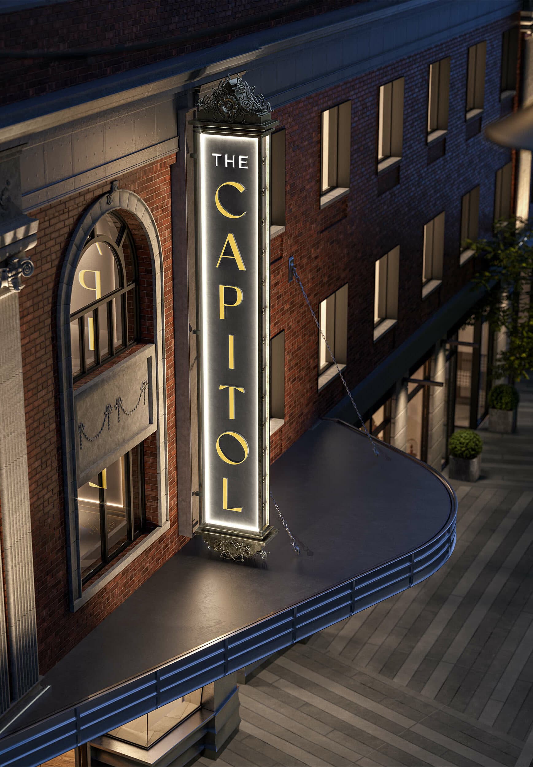 The Capitol Residences — Marquee · Heritage Façade.
